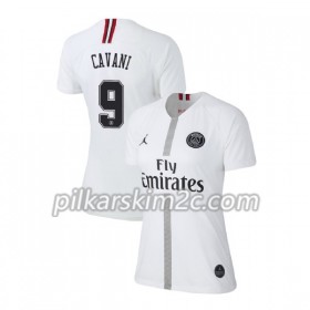 Koszulka Paris Saint-Germain Cavani 9 Jordan Biały Kobiet Trzeciej 2018-2019 - Koszulki Piłkarskie